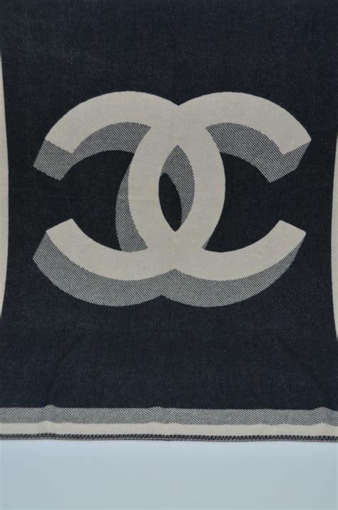 chanel throw rug|chanel blanket ebay.